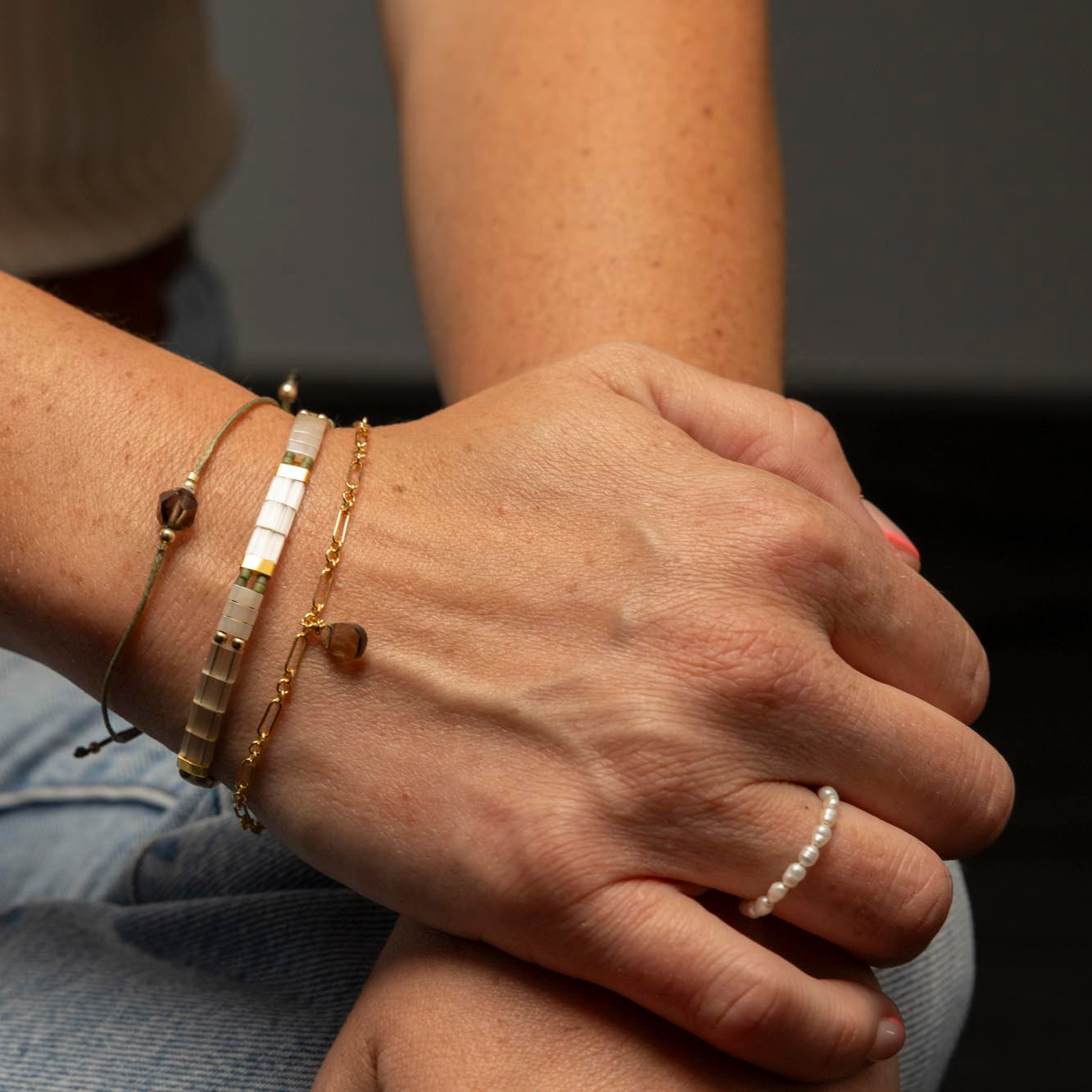 Smoky Quartz AKAROA Bracelet