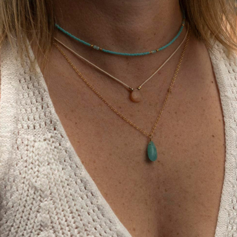 Amazonite RAGLAN Choker