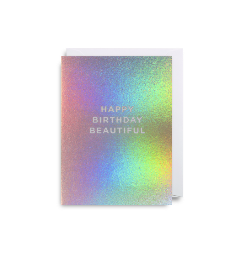 Happy Birthday Beautiful Greeting Card