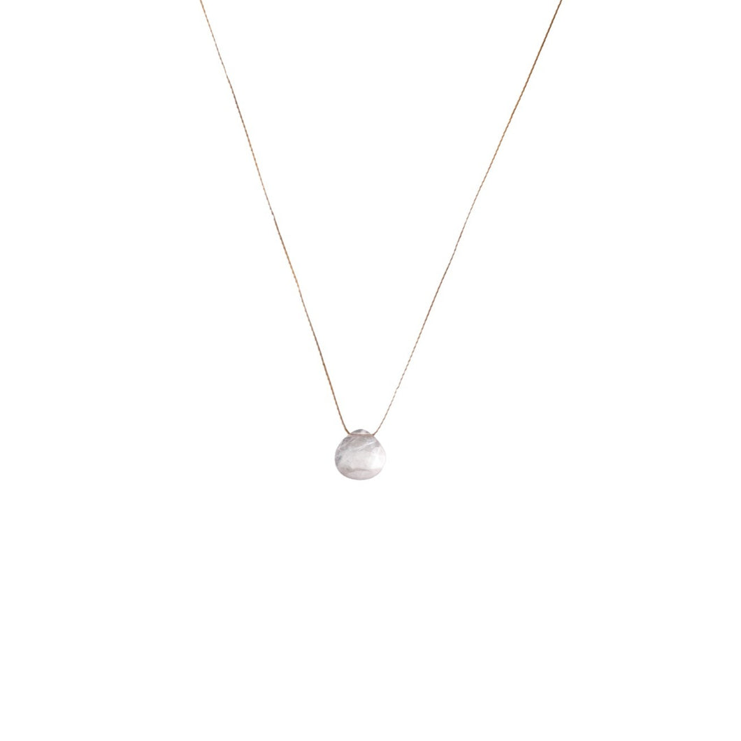 Rose Quartz KAPITI Fine Cord Necklace