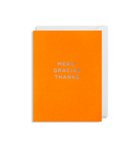 Merci Gracias Thanks Greeting Card