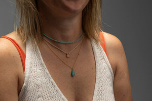 Rose Quartz KAPITI Fine Cord Necklace
