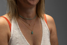 Load image into Gallery viewer, Peach Moonstone KAPITI Fine Cord Necklace
