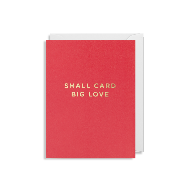 Small Card Big Love Greeting Card